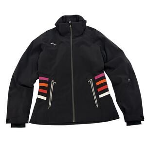 Kjus Womens Formula Black Ski Snowboard Jacket Size XS Dermizax Insulated Recco